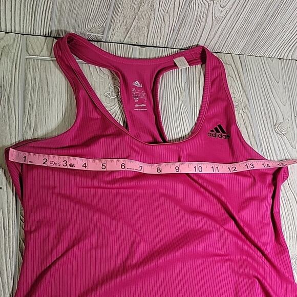 Adidas Climalite Womens Pink Racer Back Tank Top Size Small - Picture 8 of 9